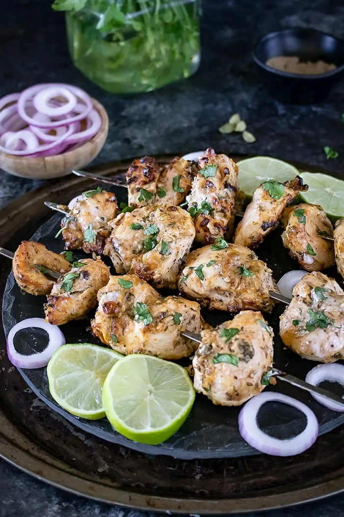 Chicken Malai Tikka at Baba Chicken Edmonton – creamy tandoori chicken